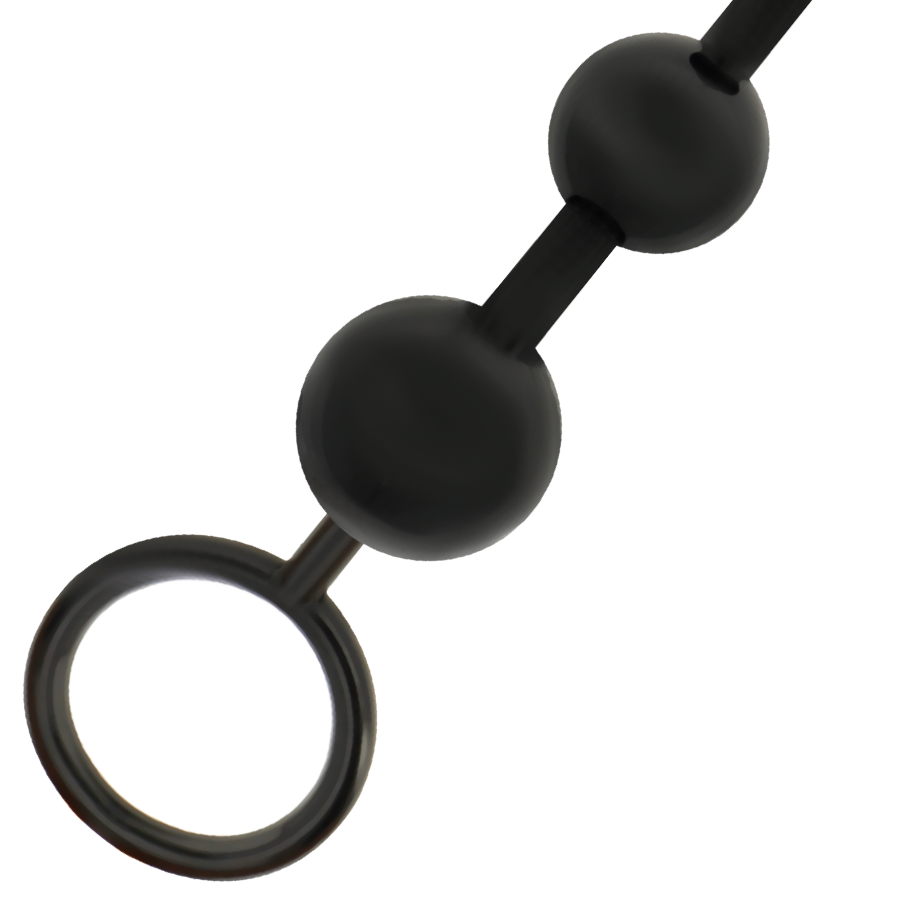 Perline anali nere da 29 cm di ADDICTED TOYS, morbide e dettagliate per esperienze stimolanti e realistiche.
