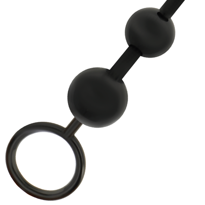 Perline anali nere da 29 cm di ADDICTED TOYS, morbide e dettagliate per esperienze stimolanti e realistiche.