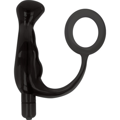 Vibratore prost Tico nero di ADDICTED TOYS, lunghezza 10 cm, con design realistico e superficie liscia.