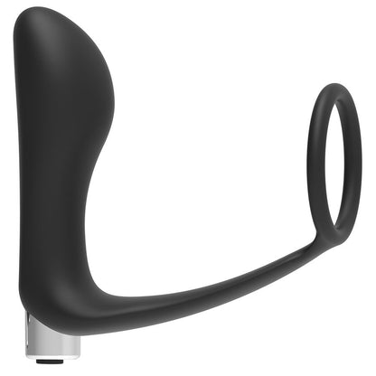 Vibratore prostatico ricaricabile ADDICTED TOYS modello 1 nero, design ergonomico e superficie liscia per stimolazione prostata.