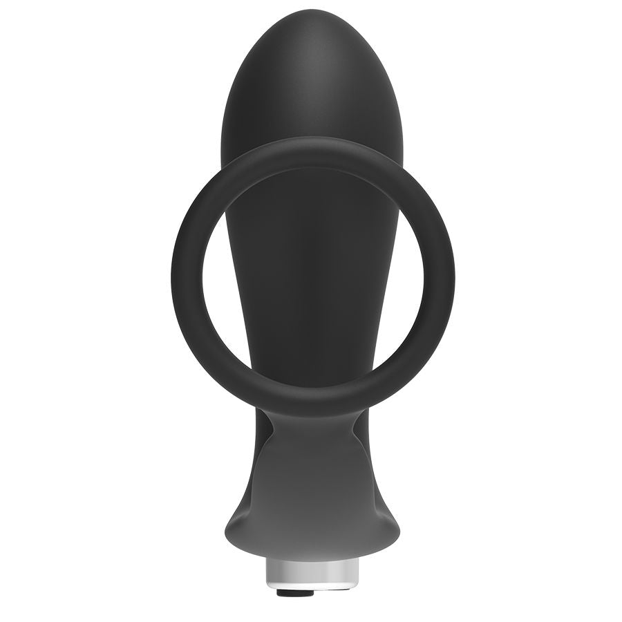 Vibratore prostatico ricaricabile ADDICTED TOYS modello 1 nero, con design ergonomico e superficie liscia.