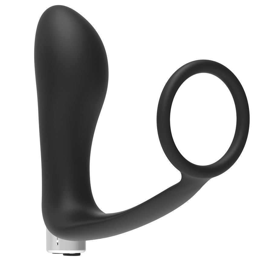 Vibratore prostatico ricaricabile ADDICTED TOYS modello 1 nero, design elegante e compatto per il piacere.
