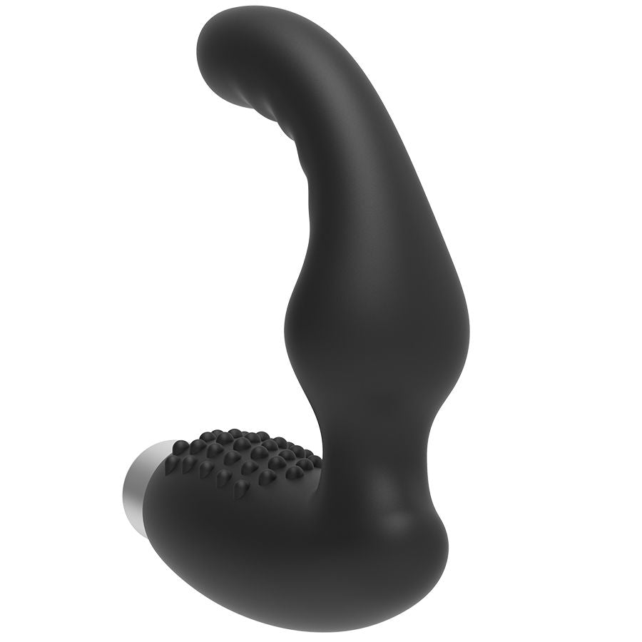 Vibratore prostatico ricaricabile ADDICTED TOYS modello 2 nero, con forma ergonomica e superficie liscia.