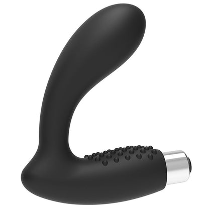 Vibratore prostatico ricaricabile ADDICTED TOYS Modello 5 in nero, con design ergonomico e superficie liscia.