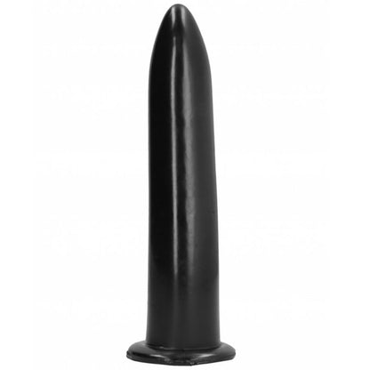 Dilatatore anale e vaginale nero di 20 cm di marca ALL BLACK, mostrato in questa immagine.