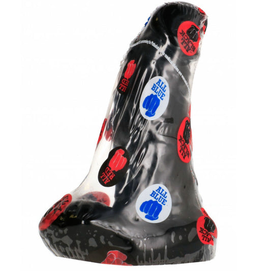 Dildo nero da 13 cm della linea ALL BLACK, dettagli realistici e superficie liscia, ideale per uso personale.