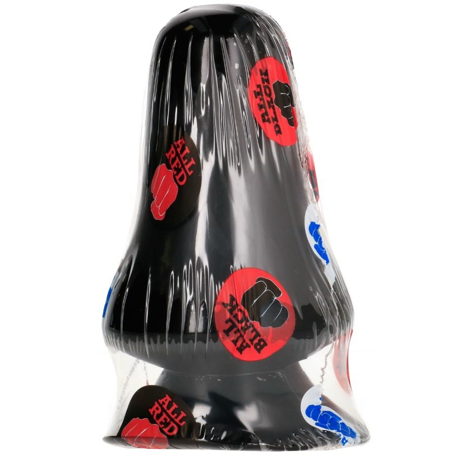 Plug anale nero All Black, lunghezza di 12 cm, con superficie liscia e ergonomica, ideale per uso anale e stimolazione.