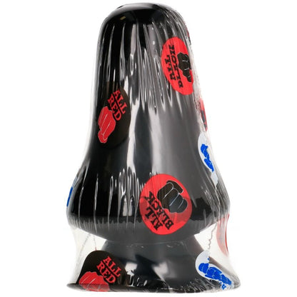 Plug anale nero All Black, lunghezza di 12 cm, con superficie liscia e ergonomica, ideale per uso anale e stimolazione.