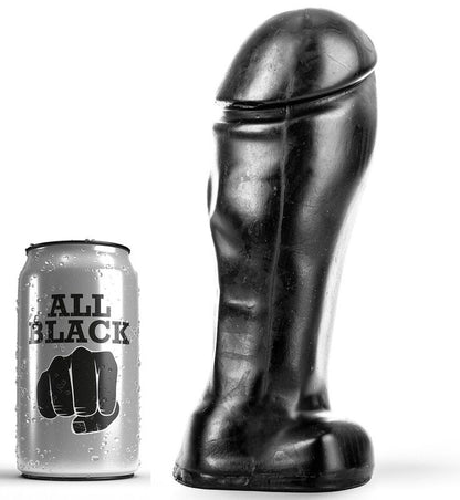 Punta larga ALL BLACK Dong da 22 cm, in metallo nero, con superficie liscia e design robusto, ideale per pesca professionale.