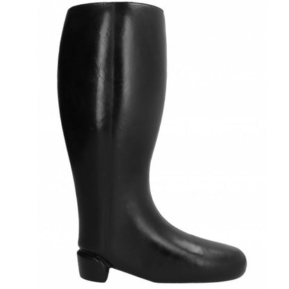 Stivale da fisting ALL BLACK, modello soft gigante, colore nero, lunghezza 31 cm, visibile in primo piano