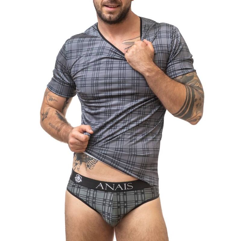 T-shirt bianco ANAIS MEN BALANCE T-SHIRT S, tessuto morbido e tasca frontale, da uomo.