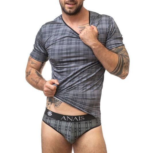 T-shirt bianco ANAIS MEN BALANCE T-SHIRT S, tessuto morbido e tasca frontale, da uomo.
