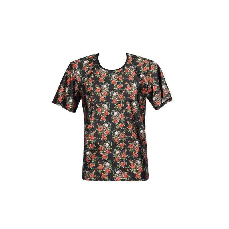 Maglietta sportiva ANAIS MEN POWER T-SHIRT S con logo frontale, tessuto morbido e comodo, colore nero.