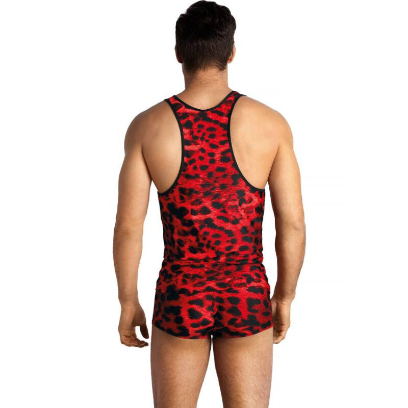 Top uomo ANAIS MEN Savage Top S in tessuto con dettagli moderni, visibile sulla figura indossata.