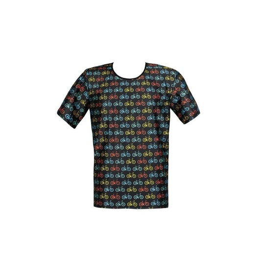 T-shirt Benito di ANAIS MEN, stile casual, tessuto morbido, colore bianco, con logo frontale, indossato da uomo.