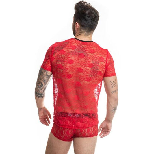 Maglietta uomo ANAIS MEN Brave in taglia XL, tessuto morbido, design semplice e colore nero, visibile davanti in immagine