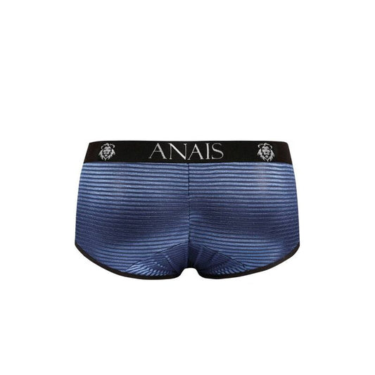 Slip maschile ANAIS MEN NAVAL BRIEF M in cotone, colore blu, con fascia elastica e design elegante, visibile in dettaglio.