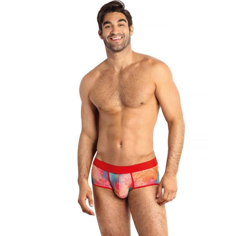 Slip intimo ANAIS MEN Falcon Brief S in cotone, con design nero e dettagli eleganti, visibile in questa immagine.