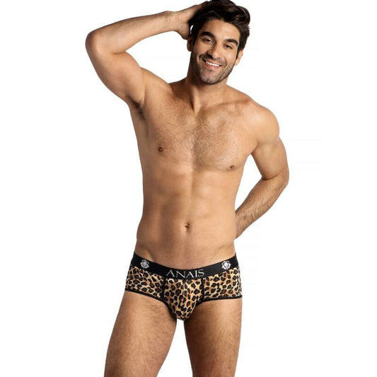 Slip interno ANAIS MEN Mercury Brief S in tessuto nero con dettagli eleganti, adatto a comfort quotidiano.