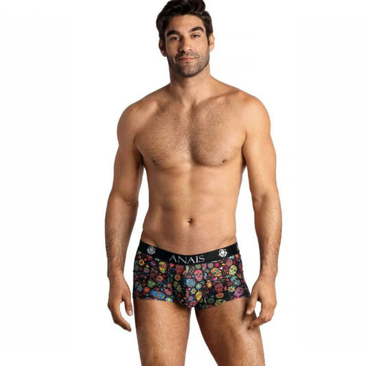 Boxer da uomo ANAIS MEN Mexico, tessuto morbido, colore blu, dettaglio elastico, vestibilità comoda e stile casual.