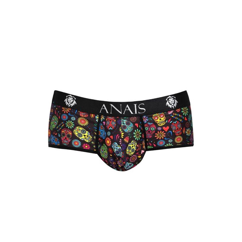 Slip uomo ANAIS MEN Mexico Breve S in cotone, con dettagli colorati e comfort, visibile dall'immagine.