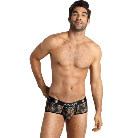 Slip maschile ANAIS MEN Power Brief S, boxer in cotone elastico, con vita elasticizzata e dettagli in tonalità nere.