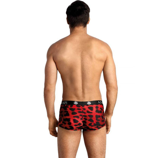 Boxer da uomo ANAIS MEN SAVAGE in cotone con stampa colorata, visibile in primo piano su sfondo neutro.
