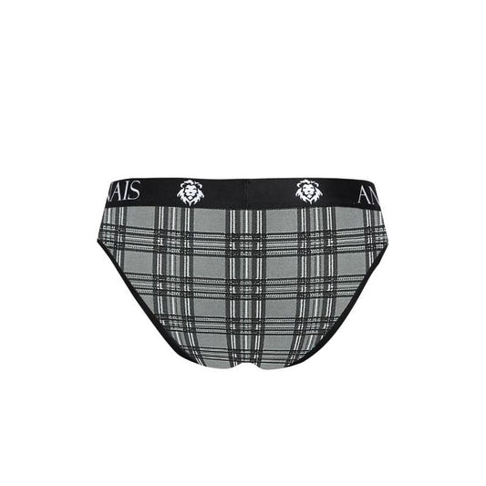 Slip balanciere ANAIS MEN SLIP & THONG, modello L, in tessuto nero con dettagli minimalisti, visibile in primo piano.