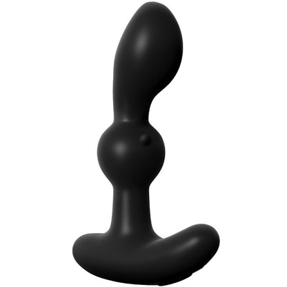 Massaggiatore P-Motion della collezione ANAL FANTASY ELITE COLLECTION, dispositivo per piacere anale in silicone nero.