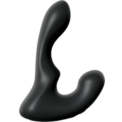 Stimolatore anale P-spot anal Fantasy Elite Collection, design in silicone nero, con forma ergonomica e superficie liscia.