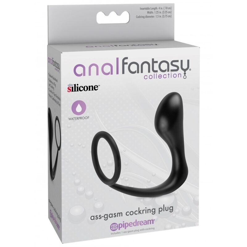 Anello per pene ANAL FANTASY SERIES, anello vibrante per stimolazione anale, con design ergonomico e dettagli realistici.