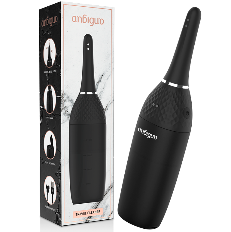 Pulitore anale automatico ANBIGUO con 5 livelli di intensità, dispositivo di cura personale per uso quotidiano.