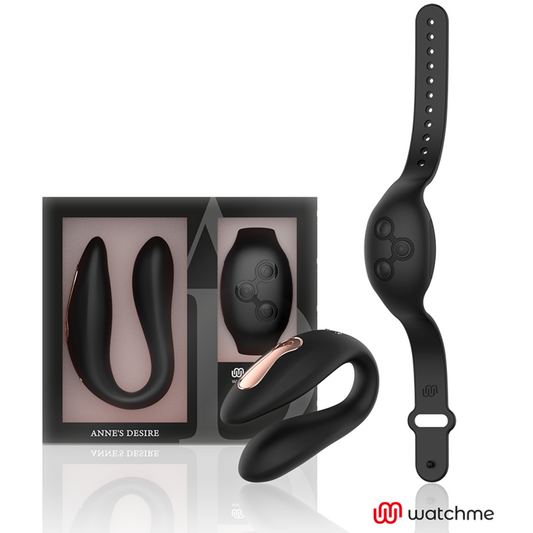 Orologio donna Anne's Desire Dual Pleasure WatchMe nero con cinturino in silicone e quadrante digitale, stile moderno e tecnologico.