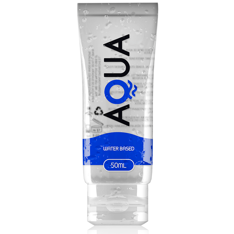 Lubrificante a base d'acqua Aqua Quality da 50 ml, idratante e lubrificante delicato per uso quotidiano.