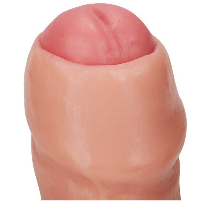Dildo realistico ARMONY DILDOS con presa, lunghezza di 21 cm, dettagli realistici e finitura liscia.