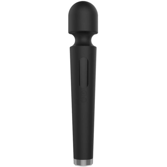Massaggiatore e vibratore grande ARMONY X POWER nero con 7 vibrazioni, design ergonomico e funzionalità avanzate.