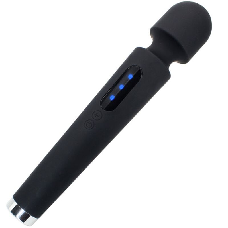 Massaggiatore e vibratore ARMONY X Power nero con 7 modalità di vibrazione, design grande e maneggevole.