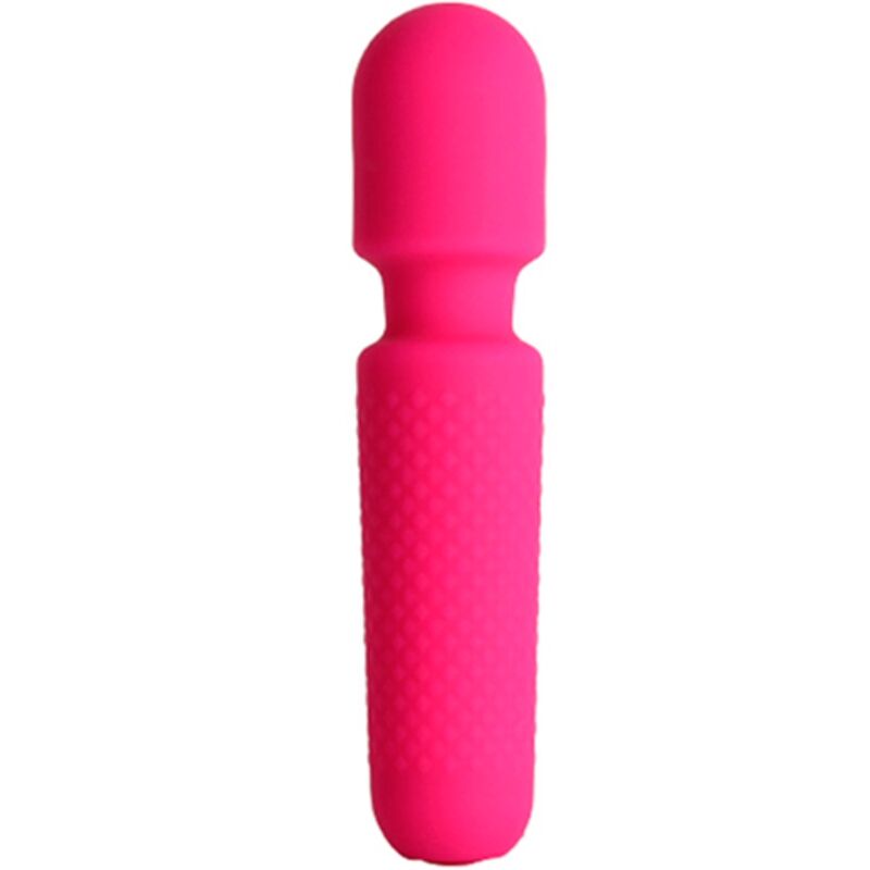Massaggiatore e vibratore ricaricabile ARMONY con 10 vibrazioni, bacchetta rosa, immagine del prodotto ARMONY MASSAGERS.