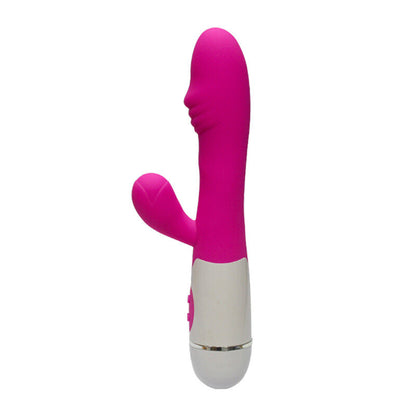 Vibratore e stimolatore ARMONY ABBY rosa con 16 velocità, design ergonomico e superficie liscia, per piacere e stimolazione.