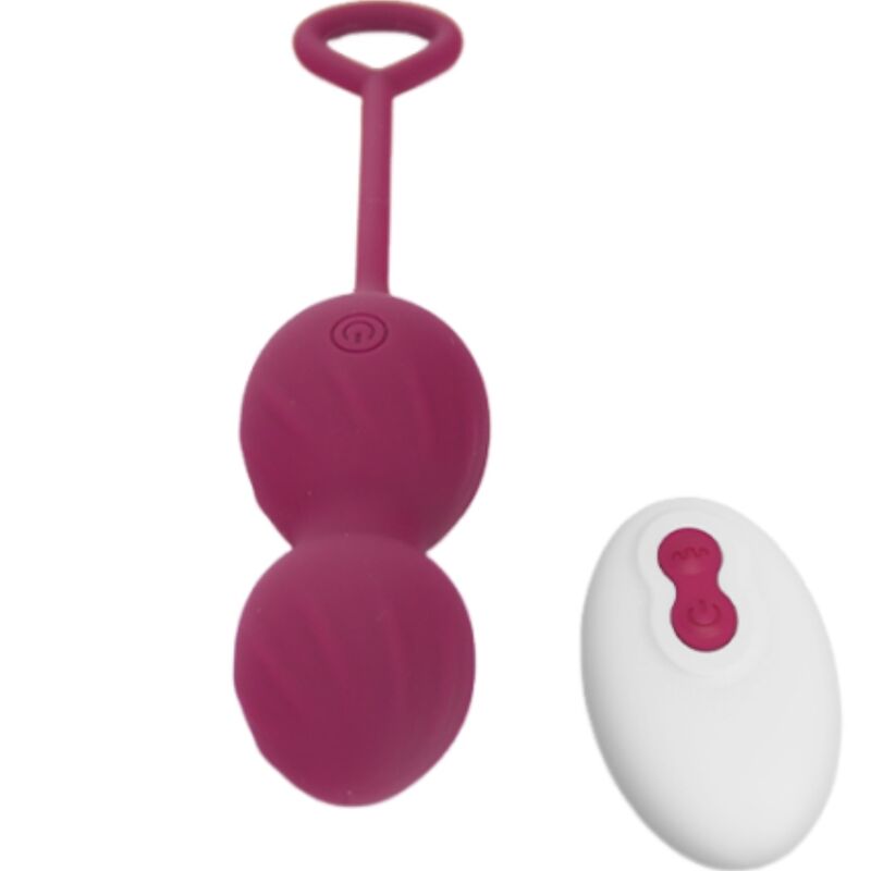 Manubrio vaginale ARMONY BLOSSOMS con telecomando e 10 modalità di vibrazione, colore rosso scuro, vibratore per donna.