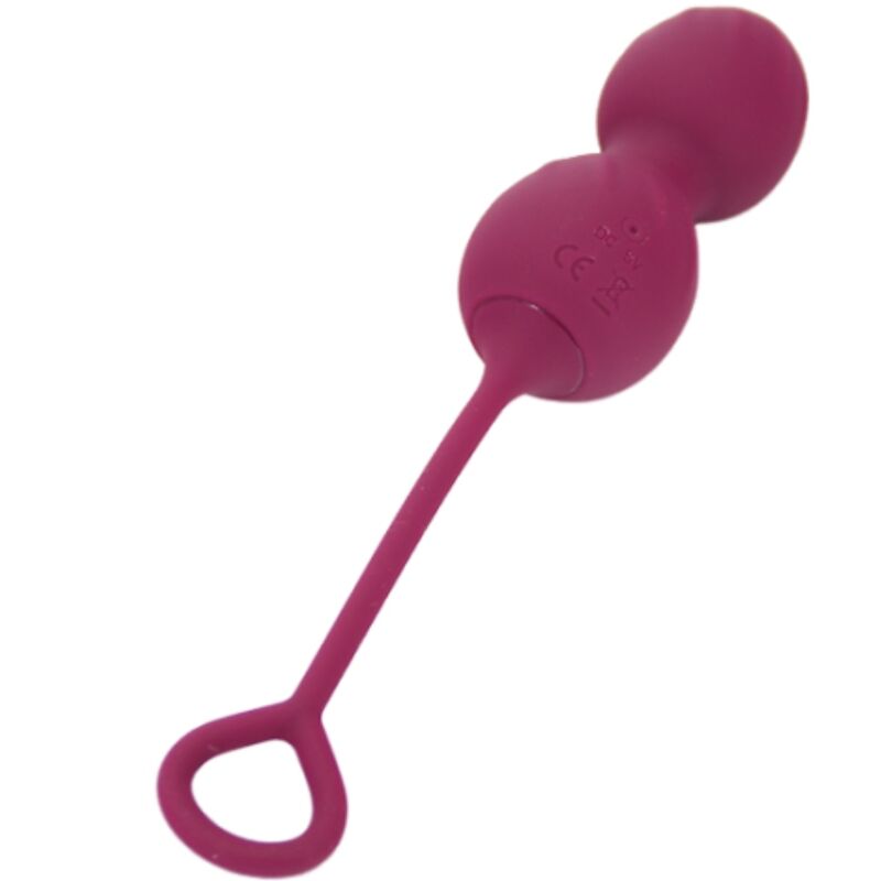 Manubrio vaginale ARMONY Blossoms con telecomando, 10 modalità di vibrazione, colore rosso scuro, vibratori ARMONY VIBRATORS