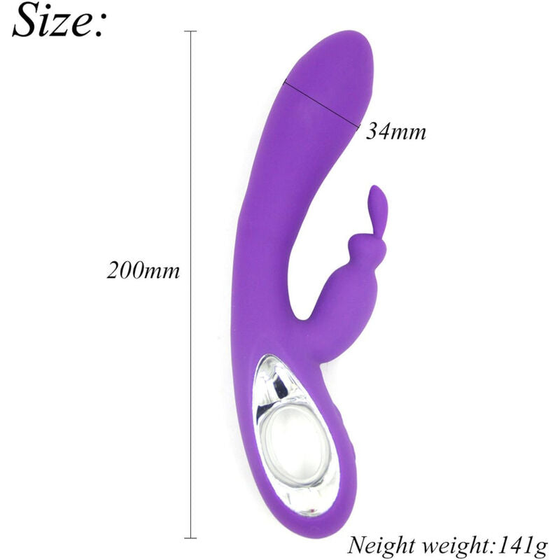 Vibratore con anello Bella Viola con coniglio di ARMONY VIBRATORS, design colorato e dettagliato, ideale per piacere e stimolazione.