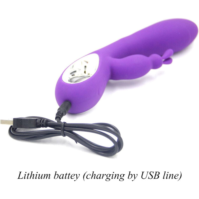 Vibratore con anello ARMONY Bella Viola con coniglio, design colorato e stimolante, ideale per piacere e relax.