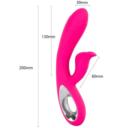 Vibratore Daro e stimolatore Pull Ring ARMONY VIBRATORS in fucsia, con design ergonomico e anello di trazione per stimolazione.