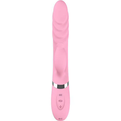 Vibratore ARMONY con lingua rosa e effetto calore, design elegante e stimolante, prodotto da ARMONY VIBRATORS.