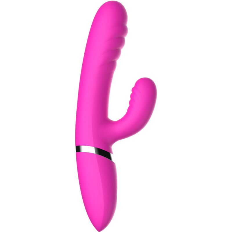 Vibratore e stimolatore Adela di ARMONY VIBRATORS di colore fucsia, con forma elegante e design ergonomico.