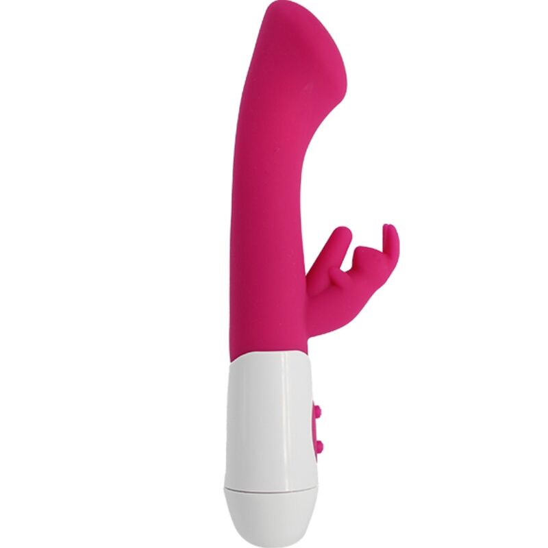 Stimolatore rabbit ARMONY G-Spot rosa con 10 velocità, design elegante, dettagli visibili, ideale per piacere intenso.