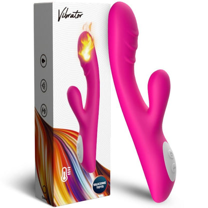 Vibratore ARMONY Spark effetto calore di colore fucsia, design elegante e funzionale, prodotto da ARMONY VIBRATORS.