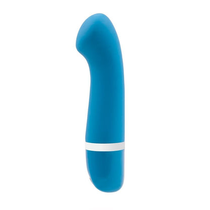 Vibrante dildo curvo blu Laguna B SWISH B DESIRED DELUXE con superficie liscia e dettagli realistici, ideale per piacere e stimolazione.