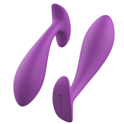 Plug prostatico B SWISH B FILLED Basic Orchidea in silicone con design ergonomico e dettagli decorativi di colore orchidea.